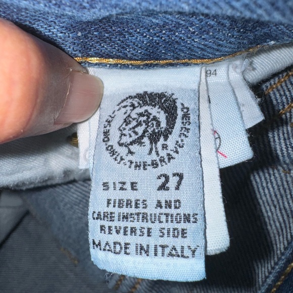 Diesel Industry Denim Division Jean Shorts, Diesel Only the Brave, size 27 - Picture 11 of 12